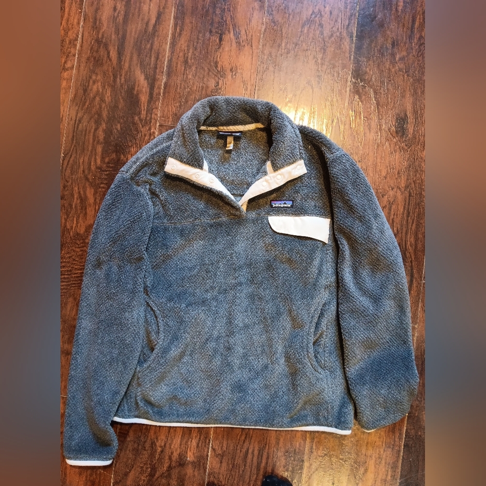 Patagonia Gray Pullover Sweater Womens Large